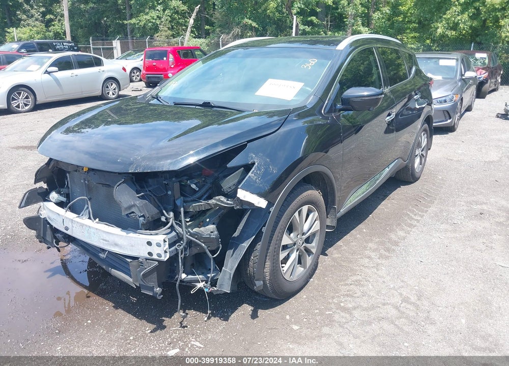 2018 NISSAN MURANO SL VIN: 5N1AZ2MH0JN176584