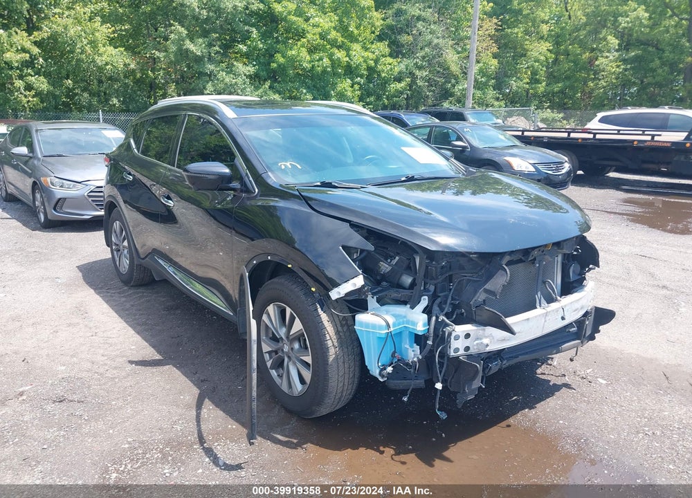 2018 NISSAN MURANO SL VIN: 5N1AZ2MH0JN176584