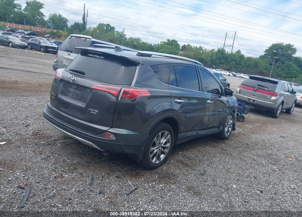 2016 TOYOTA RAV4 LIMITED VIN: JTMDFREV4GJ063096