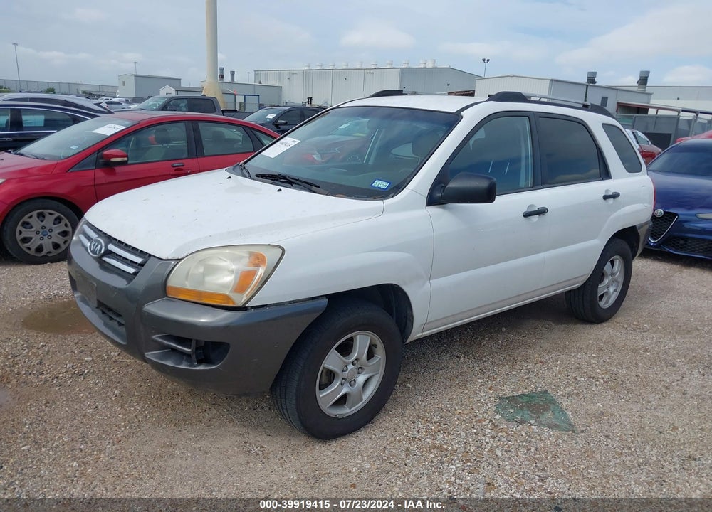 2007 KIA SPORTAGE LX VIN: KNDJF724977434544