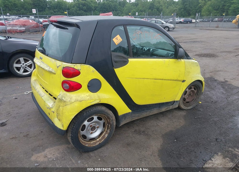 2008 SMART FORTWO PASSION/PURE VIN: WMEEJ31X58K202060