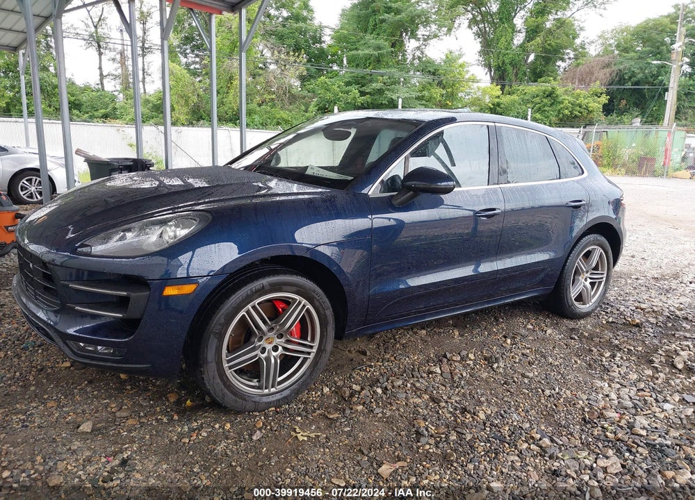 2015 PORSCHE MACAN TURBO VIN: WP1AF2A51FLB90292