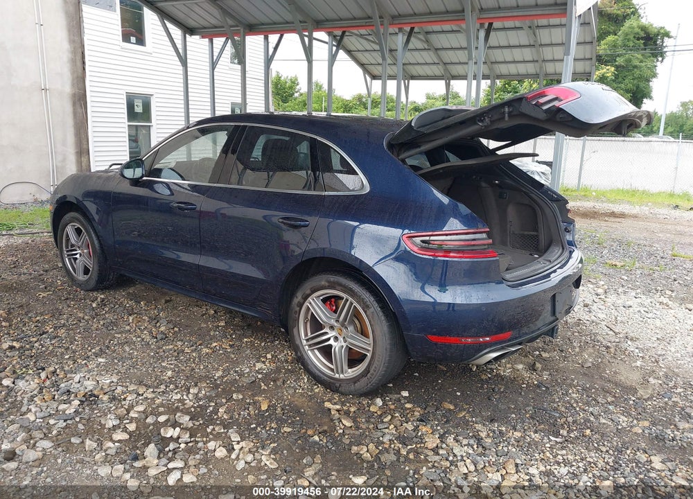 2015 PORSCHE MACAN TURBO VIN: WP1AF2A51FLB90292