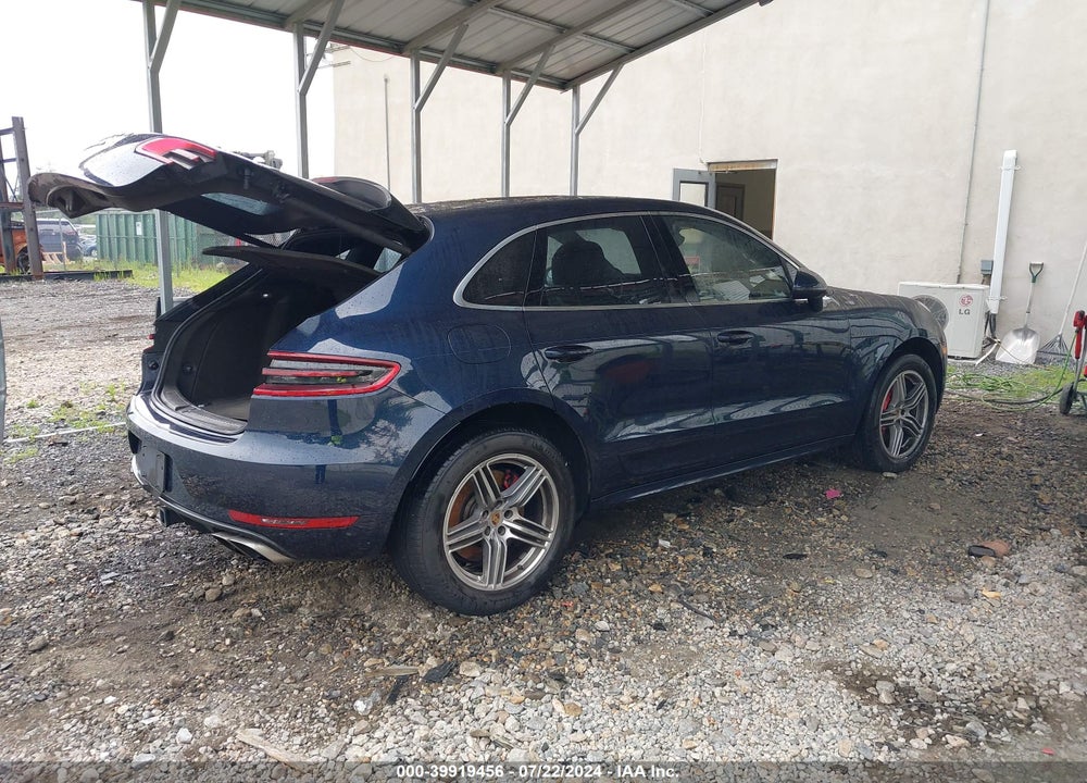 2015 PORSCHE MACAN TURBO VIN: WP1AF2A51FLB90292