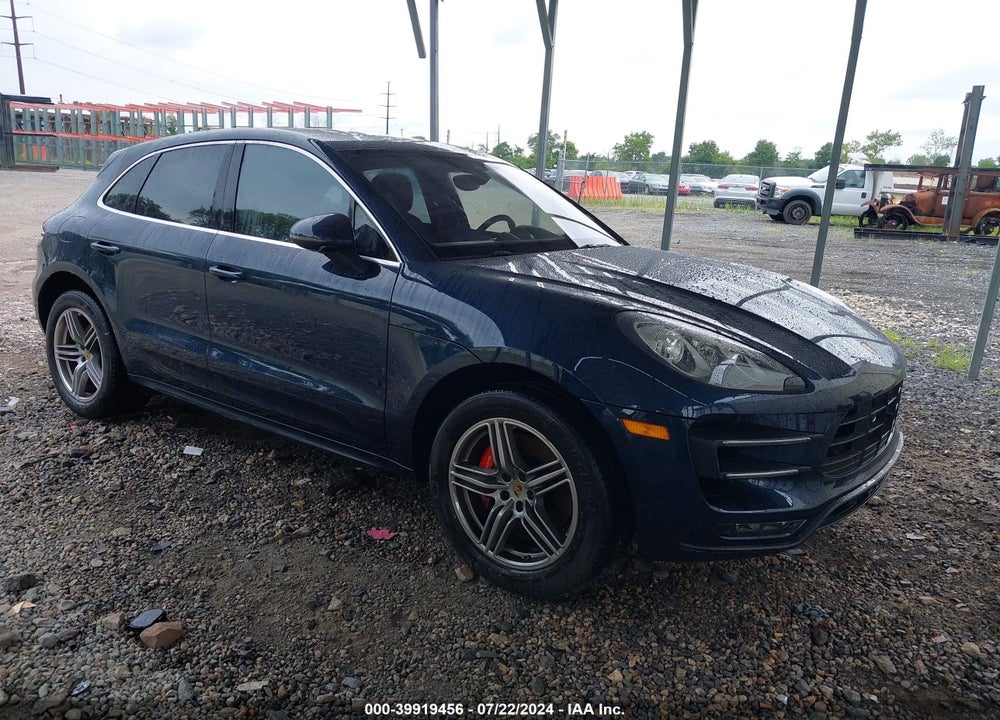 2015 PORSCHE MACAN TURBO VIN: WP1AF2A51FLB90292