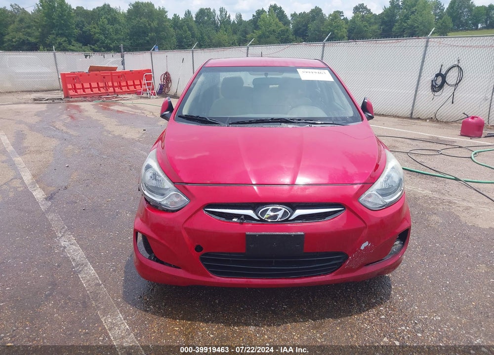 2012 HYUNDAI ACCENT GLS VIN: KMHCU4AE7CU056254
