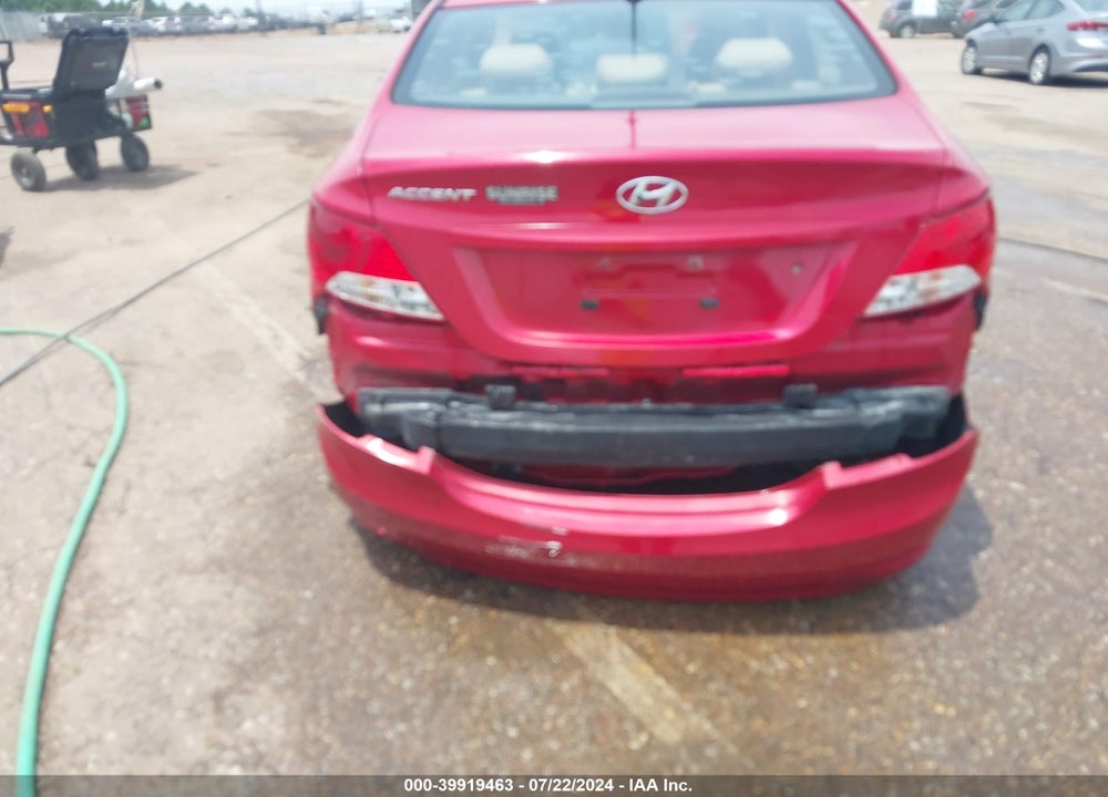 2012 HYUNDAI ACCENT GLS VIN: KMHCU4AE7CU056254