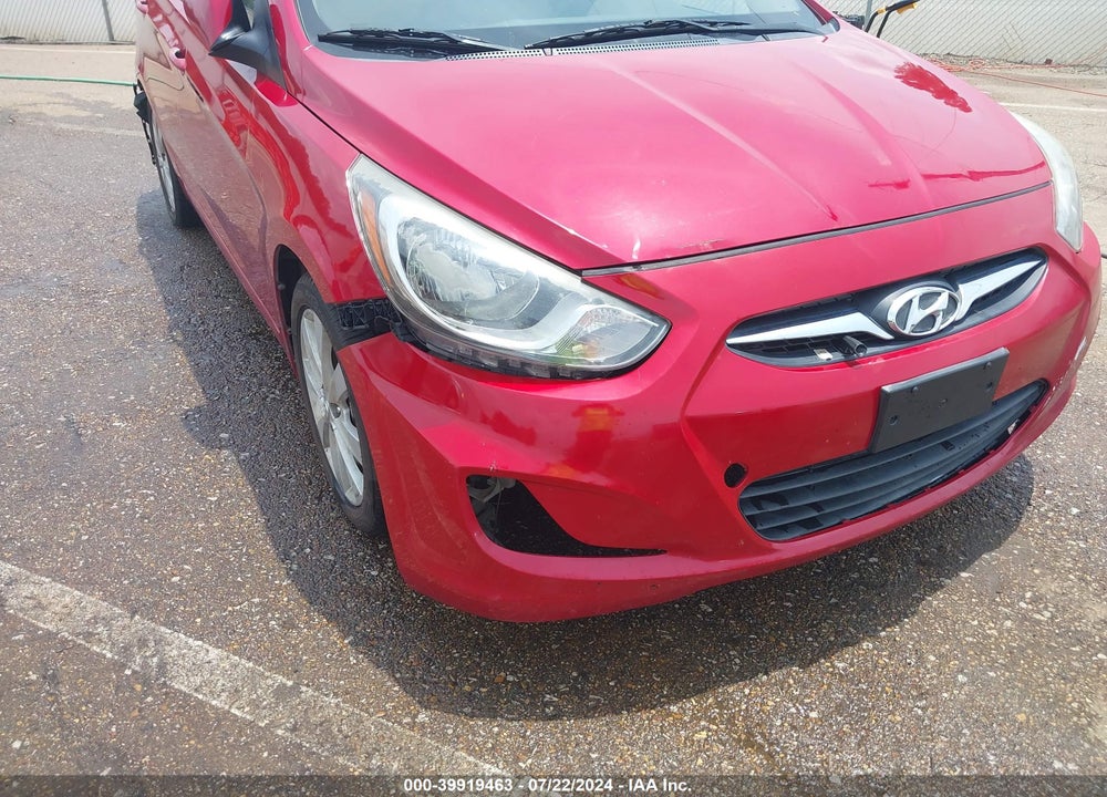 2012 HYUNDAI ACCENT GLS VIN: KMHCU4AE7CU056254