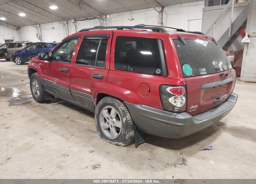 2004 JEEP GRAND CHEROKEE LAREDO VIN: 1J4GW48S34C279887