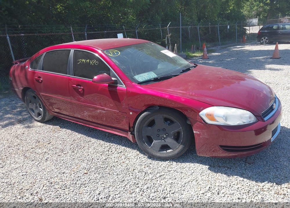 2008 CHEVROLET IMPALA LT VIN: 2G1WV58K981363758