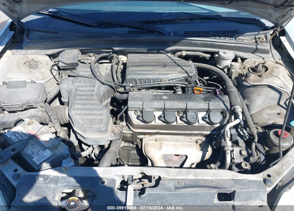 2001 HONDA CIVIC LX VIN: 2HGES15561H617539