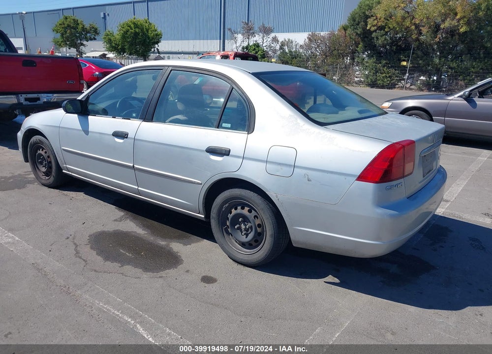 2001 HONDA CIVIC LX VIN: 2HGES15561H617539