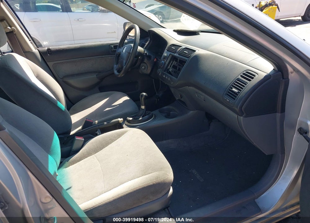 2001 HONDA CIVIC LX VIN: 2HGES15561H617539
