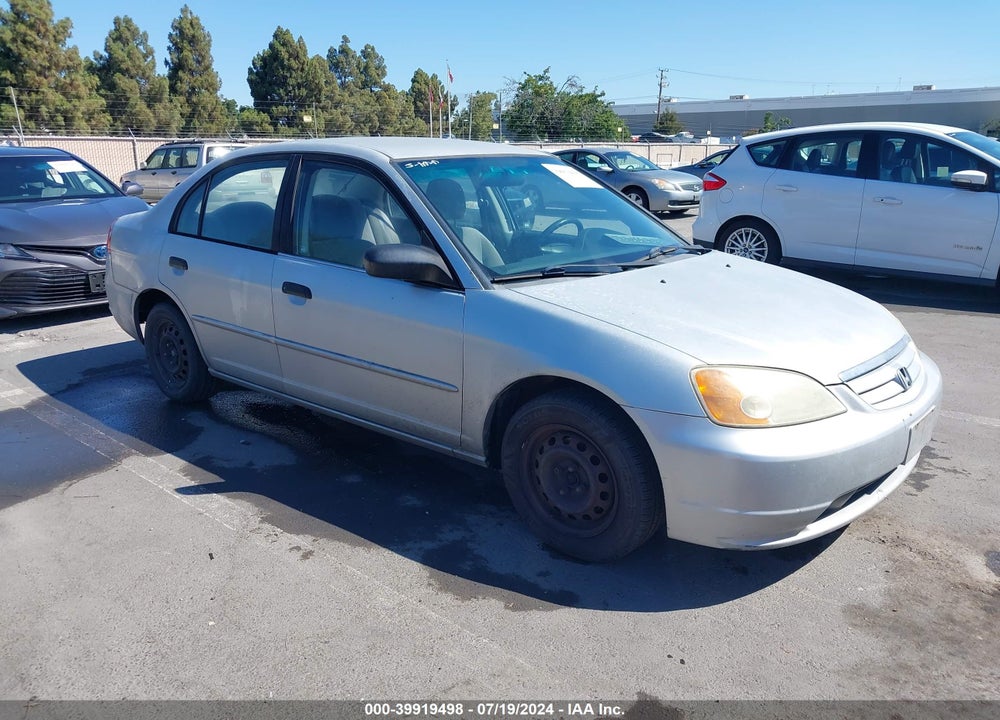 2001 HONDA CIVIC LX VIN: 2HGES15561H617539
