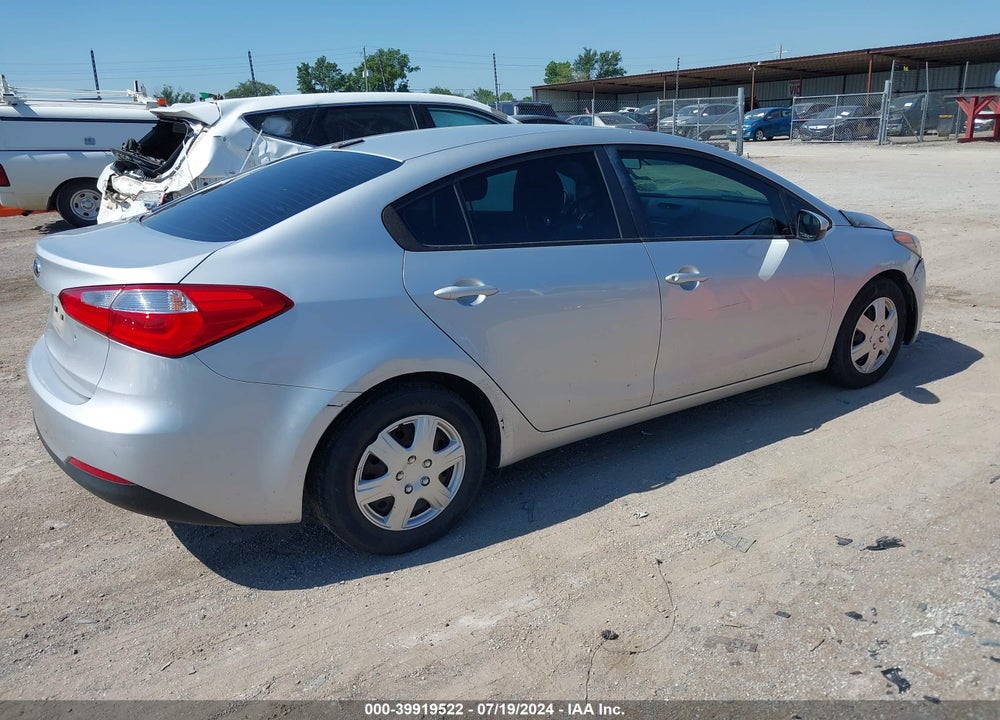 2015 KIA FORTE LX VIN: KNAFK4A63F5434856