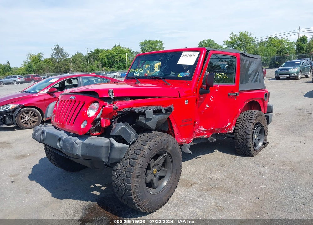 2016 JEEP WRANGLER SPORT VIN: 1C4AJWAG1GL200460