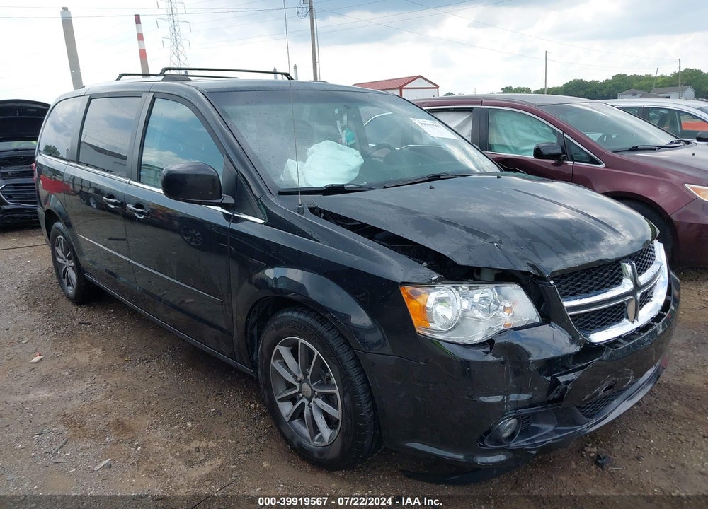 2017 DODGE GRAND CARAVAN SXT VIN: 2C4RDGCGXHR858512