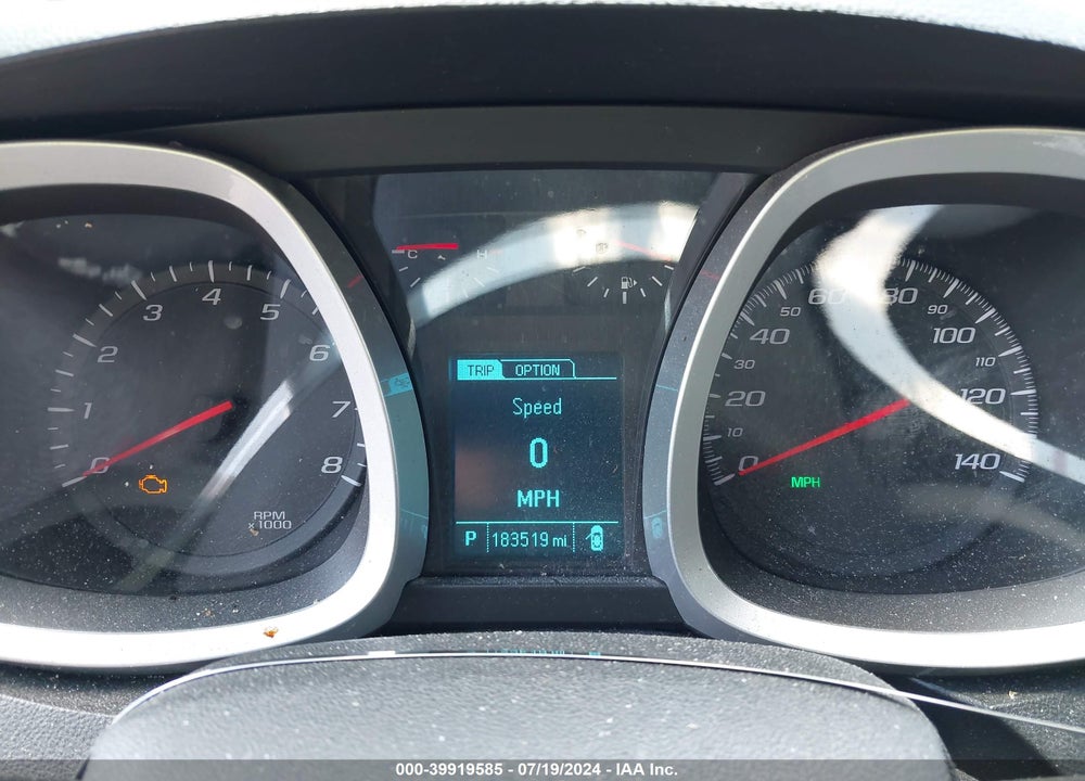2013 CHEVROLET EQUINOX 1LT VIN: 2GNALDEK2D6162066