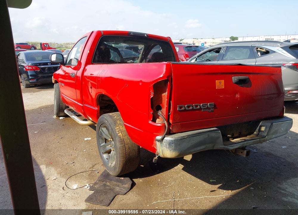 2003 DODGE RAM 1500 ST VIN: 1D7HA16KX3J602522