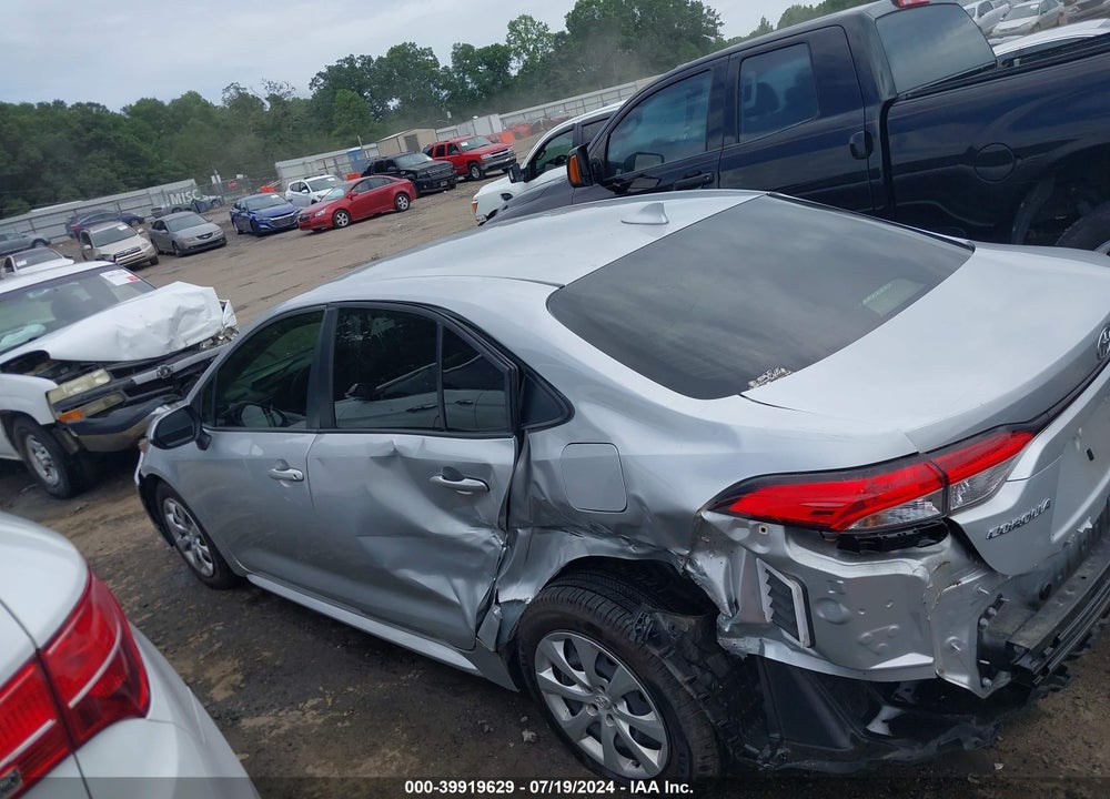 2022 TOYOTA COROLLA LE VIN: JTDEPMAE8N3025396