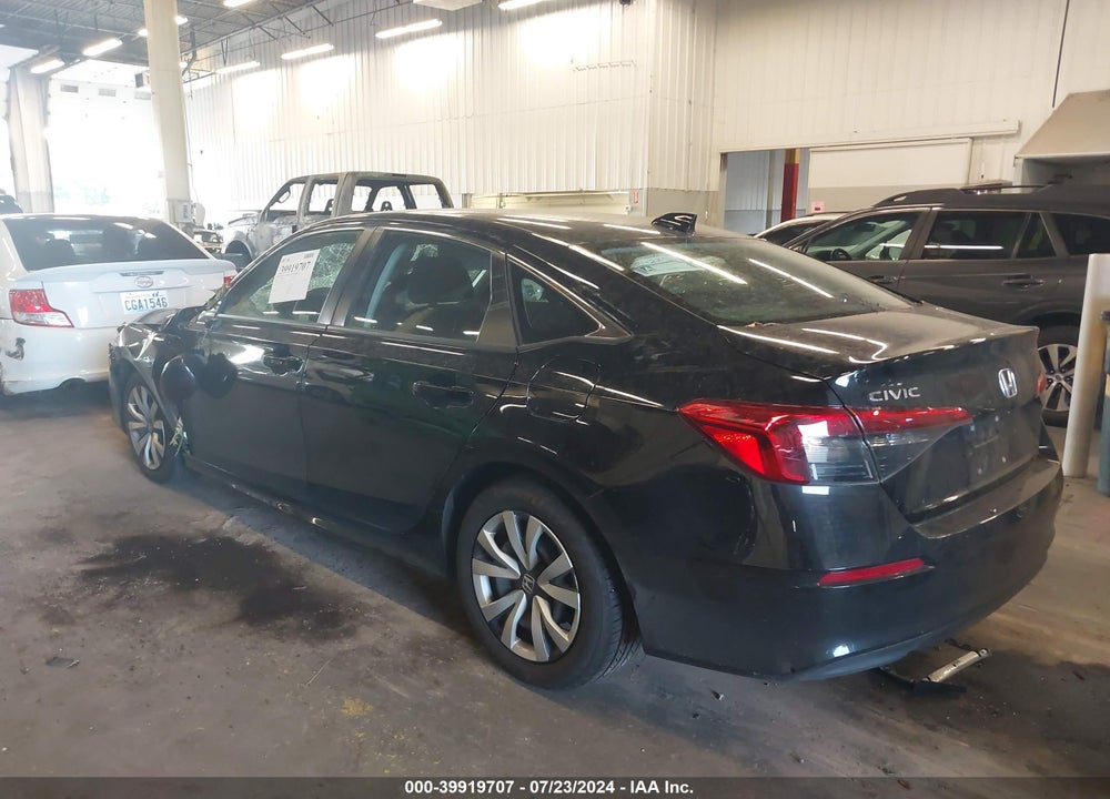 2022 HONDA CIVIC VIN: 2HGFE2F2XNH531470