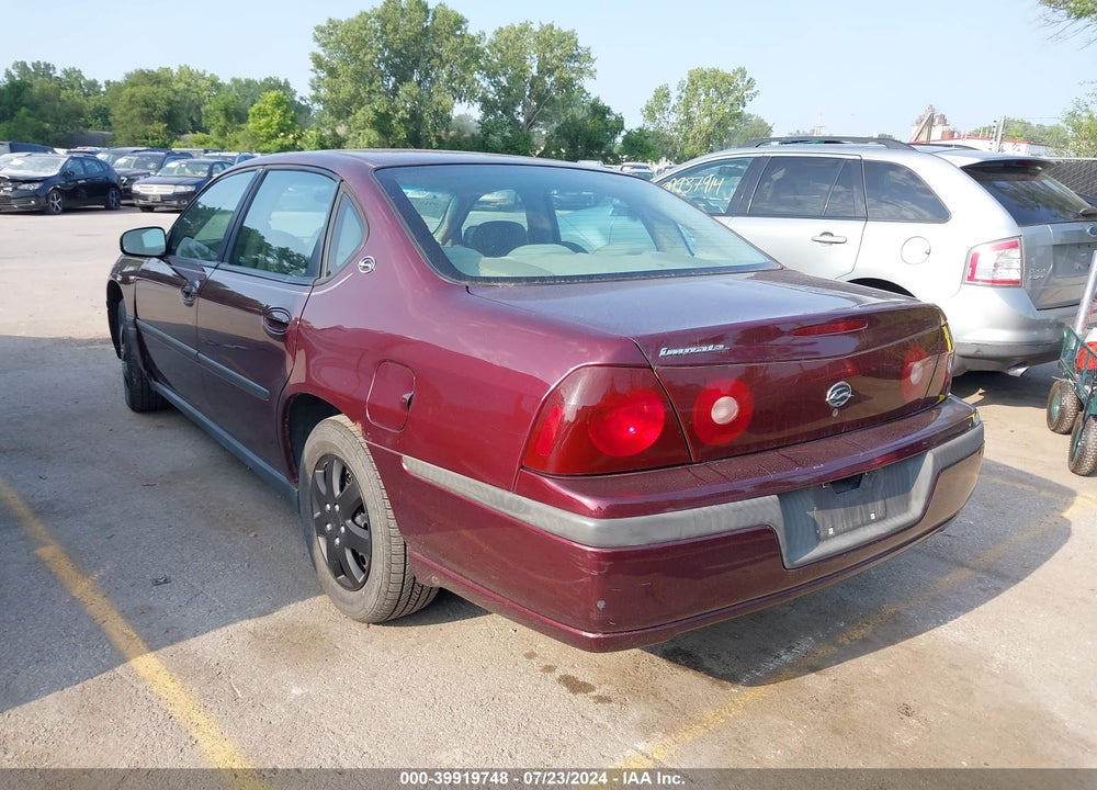 2003 CHEVROLET IMPALA VIN: 2G1WF52E939358859