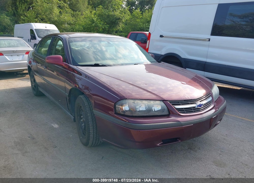 2003 CHEVROLET IMPALA VIN: 2G1WF52E939358859