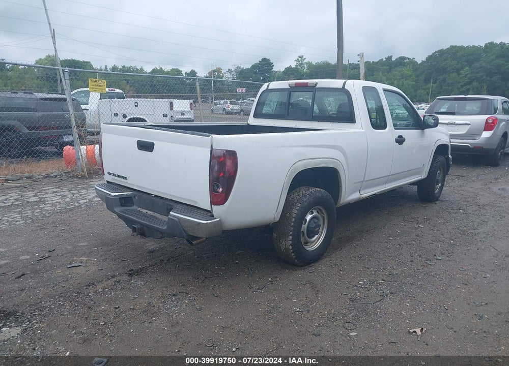 2008 CHEVROLET COLORADO WORK TRUCK VIN: 1GCDT199X88216340