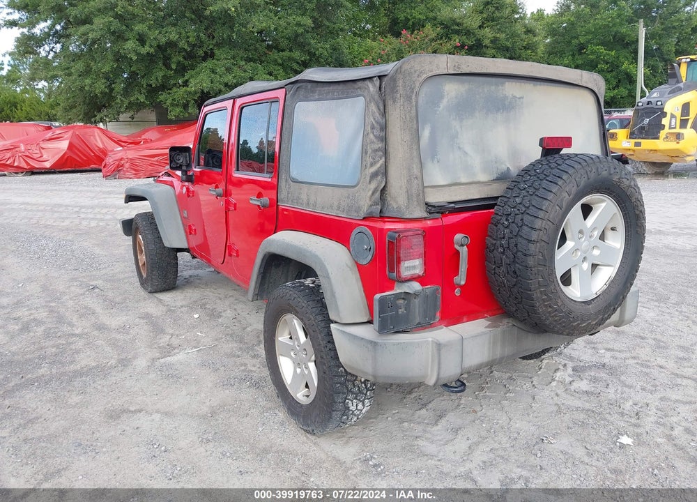 2013 JEEP WRANGLER UNLIMITED SPORT VIN: 1C4BJWDG8DL706363