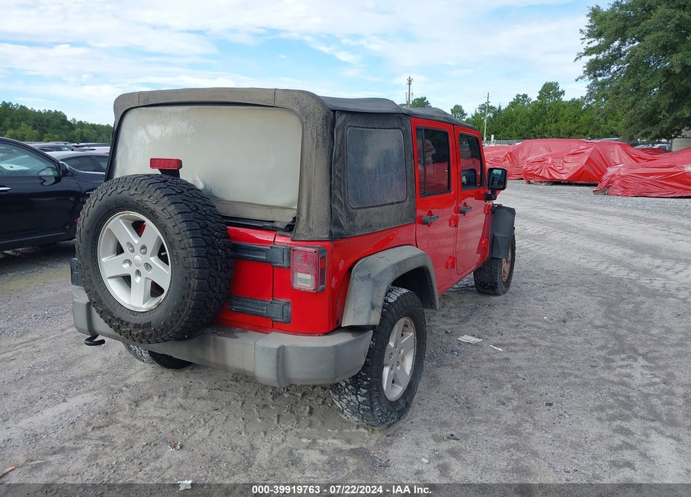 2013 JEEP WRANGLER UNLIMITED SPORT VIN: 1C4BJWDG8DL706363