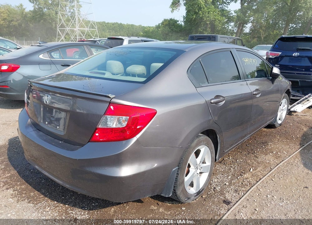 2012 HONDA CIVIC LX VIN: 19XFB2F59CE023145