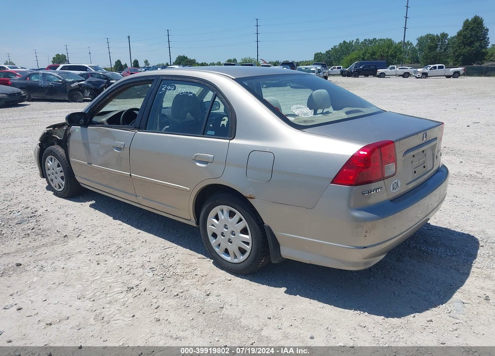 2005 HONDA CIVIC LX VIN: 1HGES16505L000208