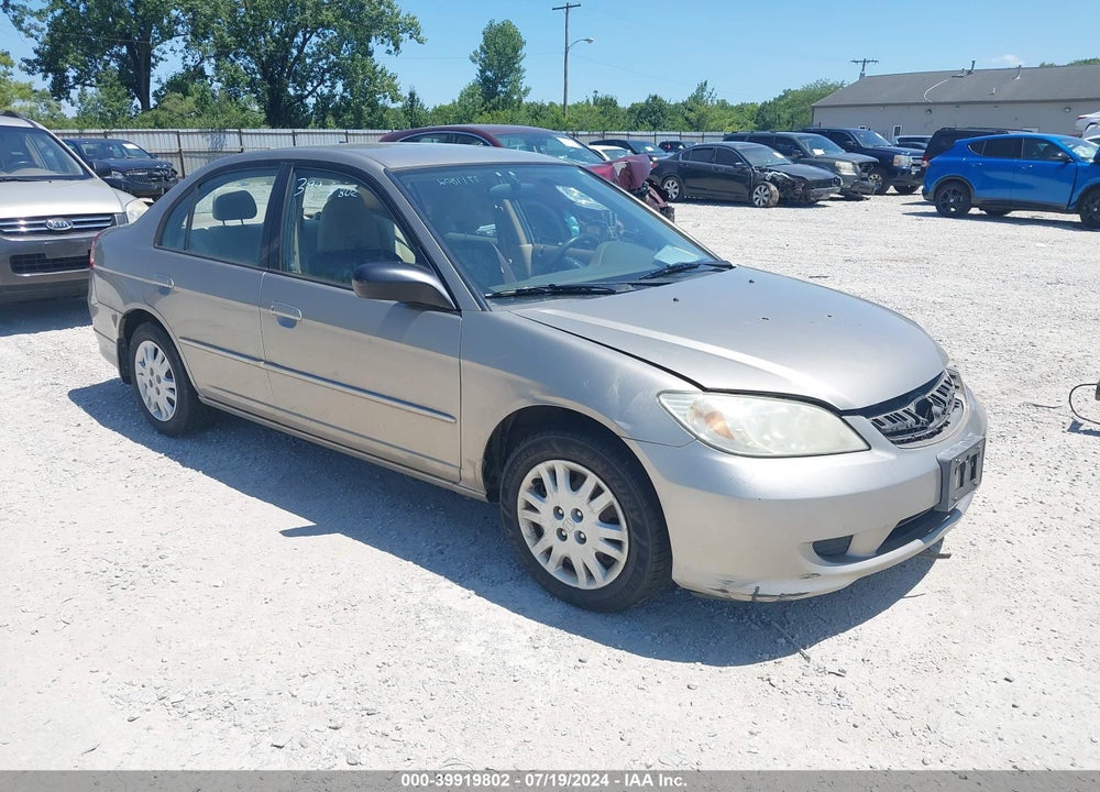 2005 HONDA CIVIC LX VIN: 1HGES16505L000208