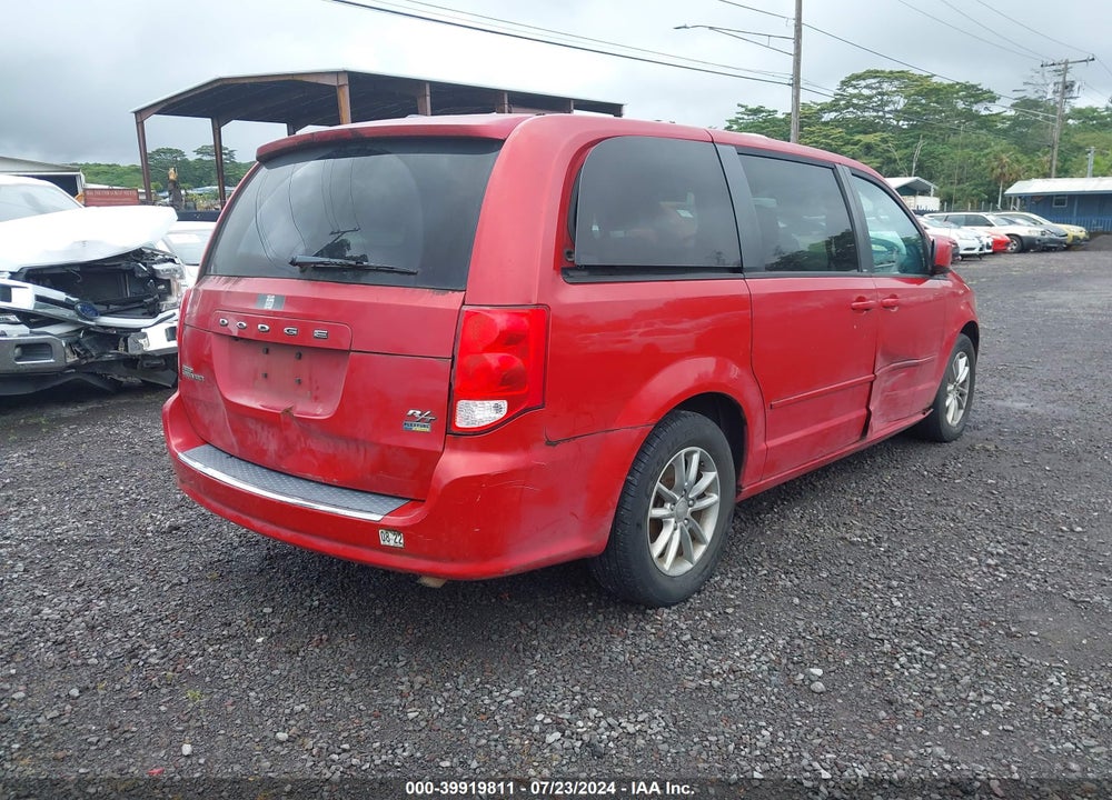 2014 DODGE GRAND CARAVAN R/T VIN: 2C4RDGEG5ER337528