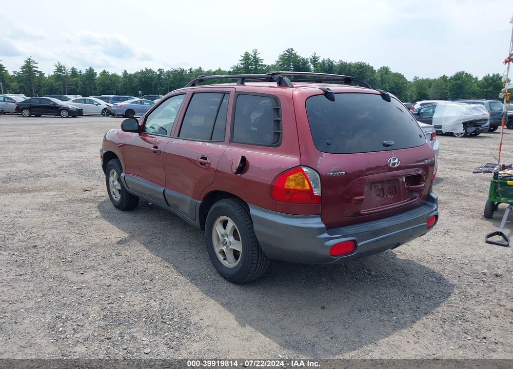 2004 HYUNDAI SANTA FE VIN: KM8SB12B64U610177