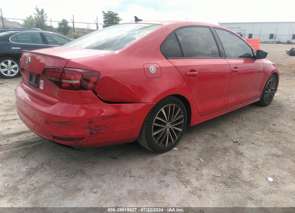 2016 VOLKSWAGEN JETTA 1.8T SPORT VIN: 3VWD17AJ8GM290233