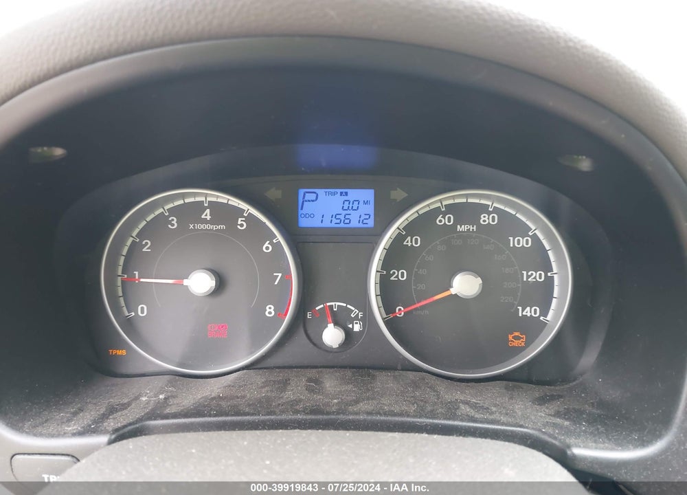 2011 HYUNDAI ACCENT GLS VIN: KMHCN4AC0BU544021
