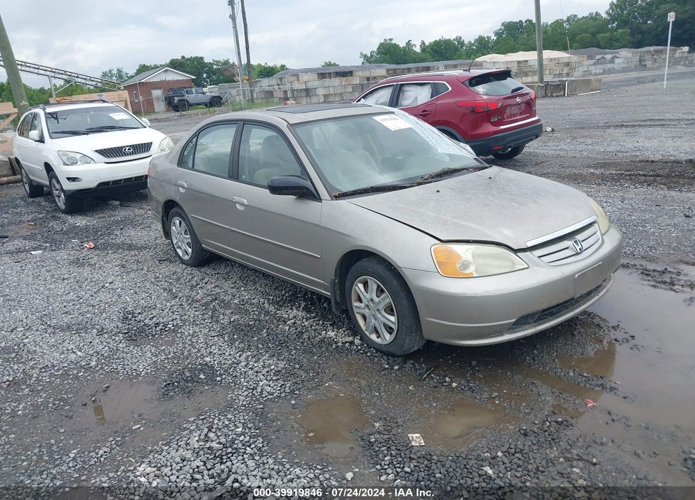 2003 HONDA CIVIC EX VIN: 2HGES26703H573935