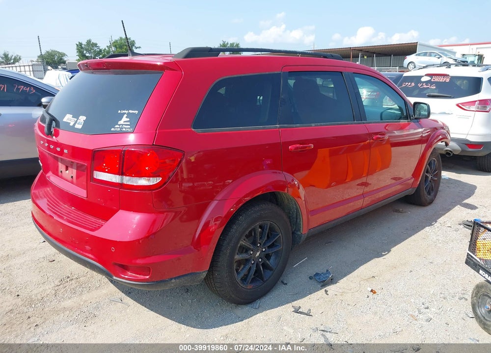 2019 DODGE JOURNEY SE VIN: 3C4PDCBB7KT863290