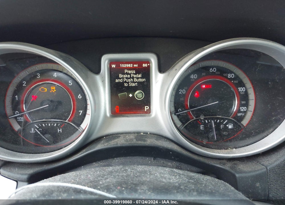 2019 DODGE JOURNEY SE VIN: 3C4PDCBB7KT863290