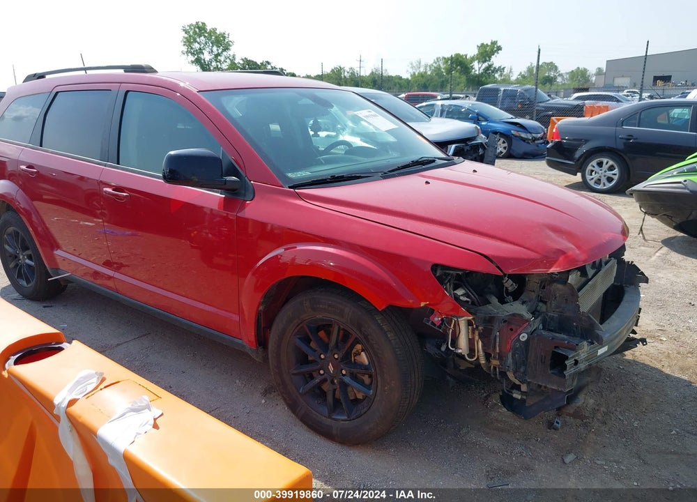 2019 DODGE JOURNEY SE VIN: 3C4PDCBB7KT863290
