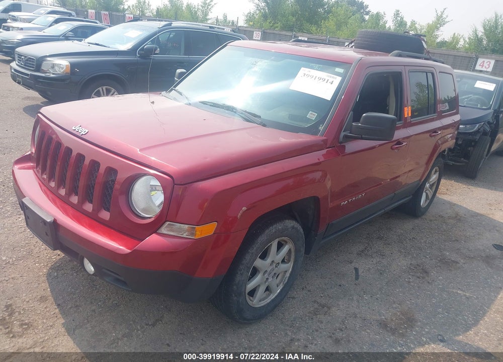 2017 JEEP PATRIOT LATITUDE FWD VIN: 1C4NJPFB8HD183088