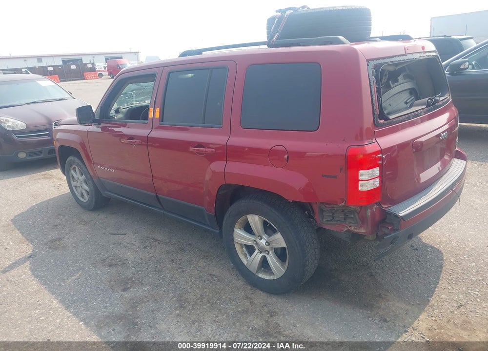 2017 JEEP PATRIOT LATITUDE FWD VIN: 1C4NJPFB8HD183088