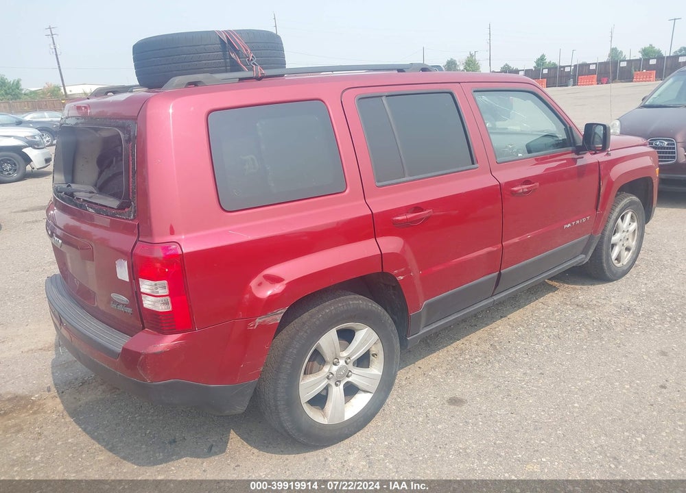 2017 JEEP PATRIOT LATITUDE FWD VIN: 1C4NJPFB8HD183088