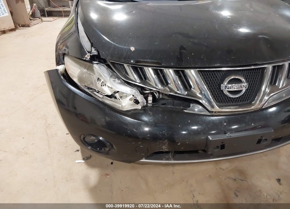 2009 NISSAN MURANO SL VIN: JN8AZ18W59W212349