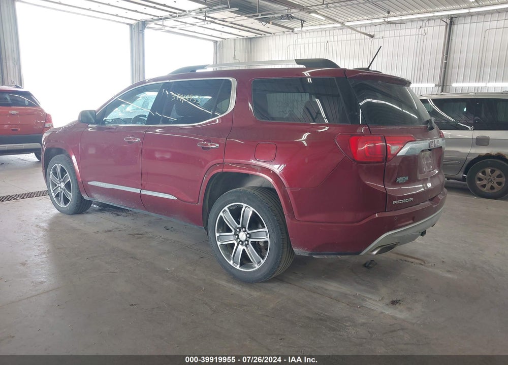 2017 GMC ACADIA DENALI VIN: 1GKKNXLS9HZ120651