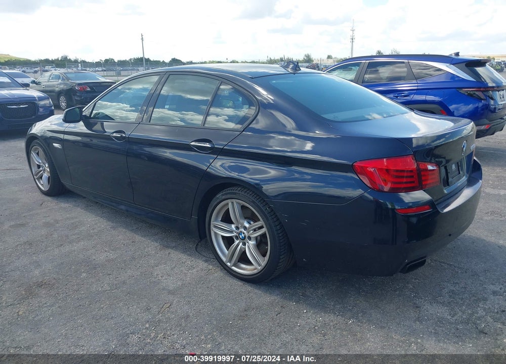 2013 BMW 550I VIN: WBAFR9C52DD226838