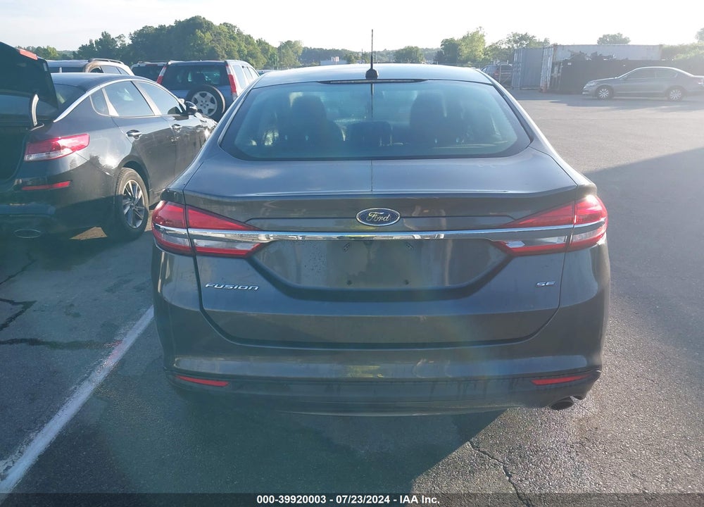 2017 FORD FUSION SE VIN: 3FA6P0H72HR160695