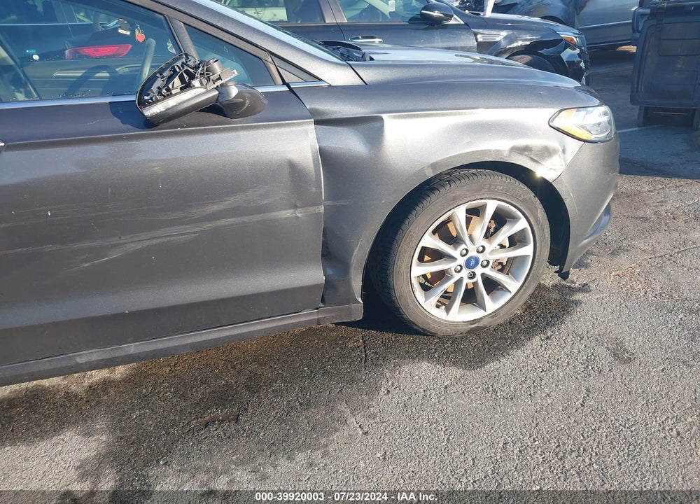 2017 FORD FUSION SE VIN: 3FA6P0H72HR160695
