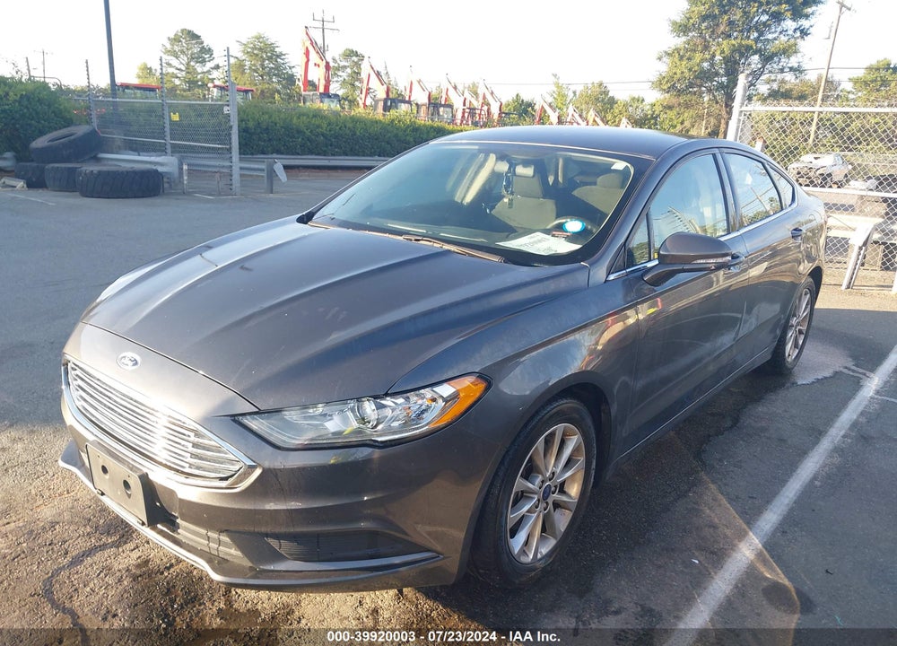 2017 FORD FUSION SE VIN: 3FA6P0H72HR160695